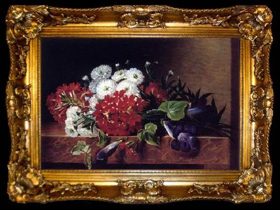framed  unknow artist Floral, beautiful classical still life of flowers.036, ta009-2